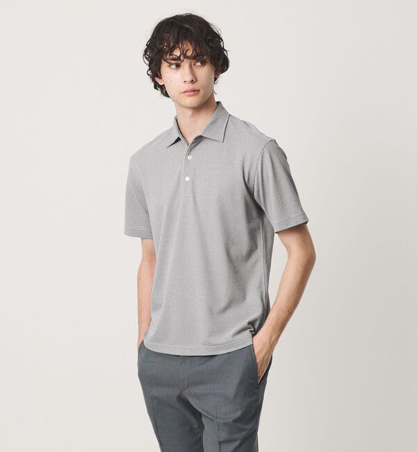 UNITED ARROWS「カノコ ワンピースカラー ポロシャツ COMFORT EASY-MODEL 抗菌防臭」|ポロシャツ|