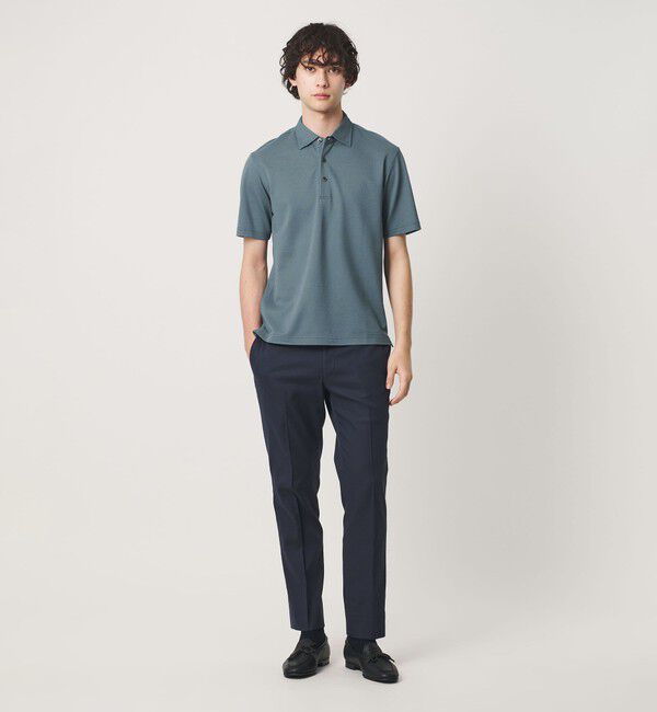 UNITED ARROWS「カノコ ワンピースカラー ポロシャツ COMFORT EASY-MODEL 抗菌防臭」|ポロシャツ|