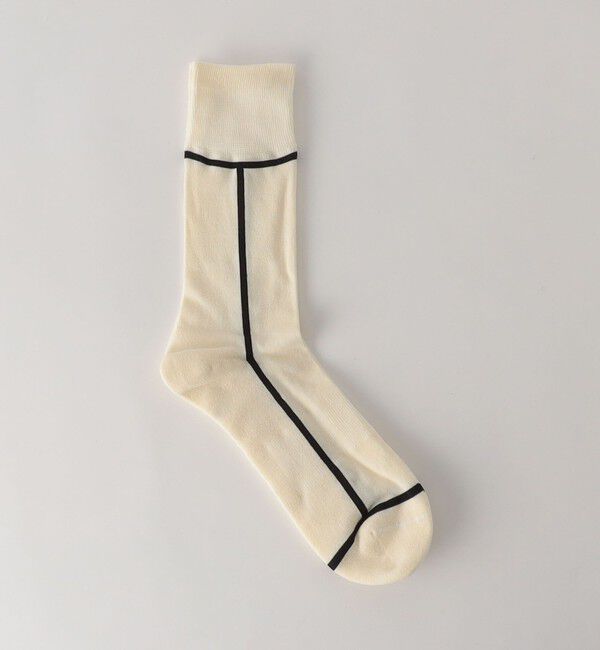 UNITED ARROWS green label relaxing「＜CHICSTOCKS＞ライン ソックス」|ソックス|WHITE