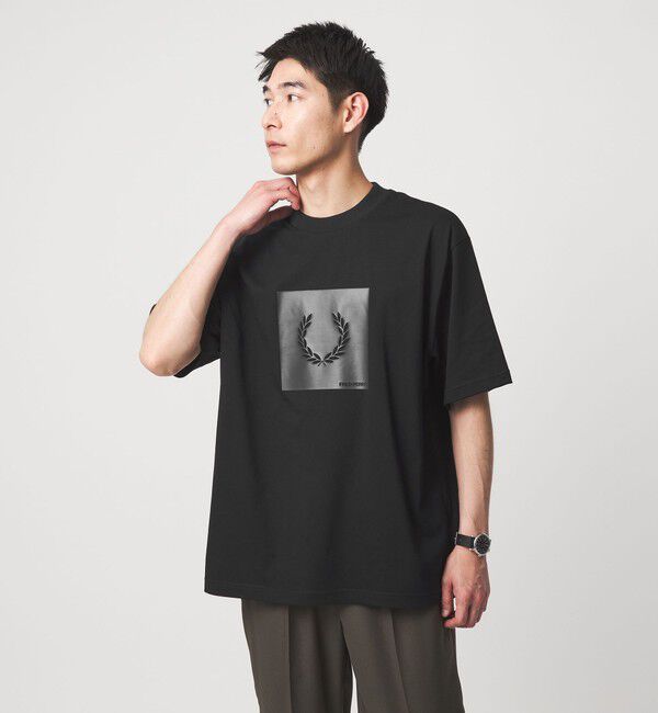 UNITED ARROWS green label relaxing「【国内EXCLUSIVE】＜FRED PERRY＞ボックス ロゴ Tシャツ」|Tシャツ・カットソー|