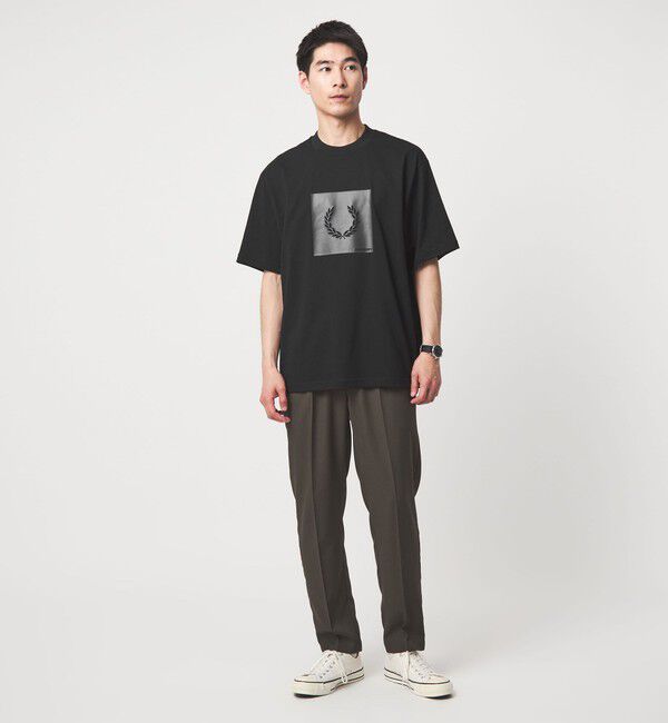 UNITED ARROWS green label relaxing「【国内EXCLUSIVE】＜FRED PERRY＞ボックス ロゴ Tシャツ」|Tシャツ・カットソー|