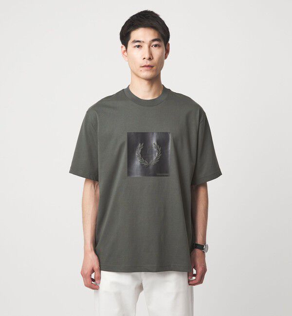 UNITED ARROWS green label relaxing「【国内EXCLUSIVE】＜FRED PERRY＞ボックス ロゴ Tシャツ」|Tシャツ・カットソー|
