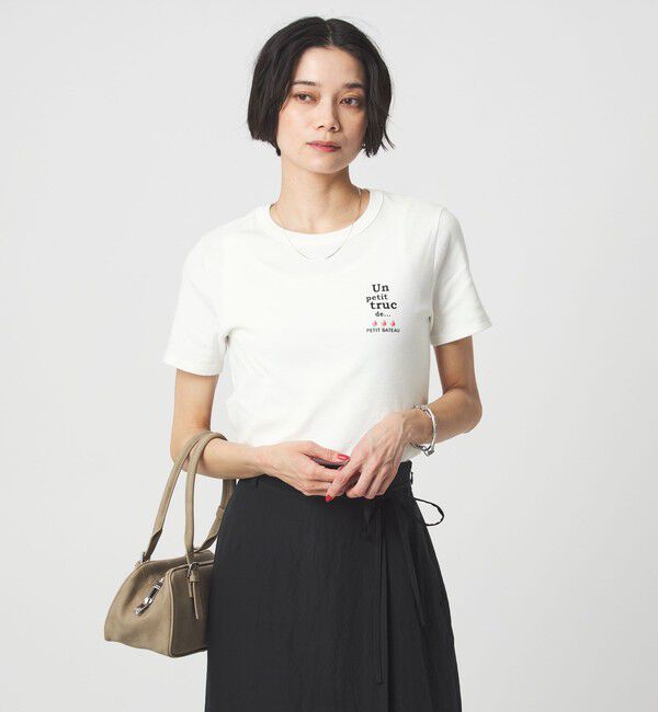 UNITED ARROWS green label relaxing「【別注】＜PETIT BATEAU＞ショートスリーブ プリント Tシャツ」|Tシャツ・カットソー|