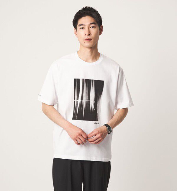UNITED ARROWS green label relaxing「【別注】＜WILLIAM KLEIN＞クルーネック 半袖 Tシャツ」|Tシャツ・カットソー|WHITE