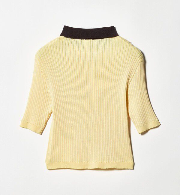 BEAUTY&YOUTH UNITED ARROWS「＜NEPLA.＞リブ ショートスリーブ ポロニット」|ニット・セーター|