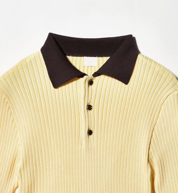 BEAUTY&YOUTH UNITED ARROWS「＜NEPLA.＞リブ ショートスリーブ ポロニット」|ニット・セーター|