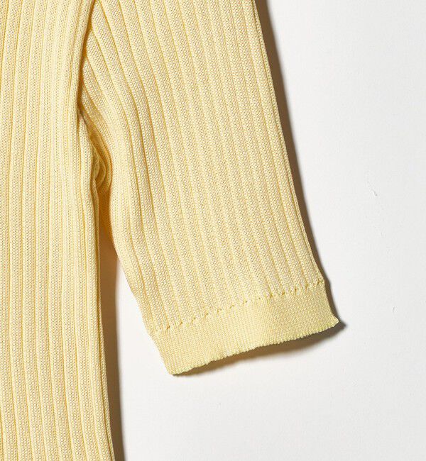 BEAUTY&YOUTH UNITED ARROWS「＜NEPLA.＞リブ ショートスリーブ ポロニット」|ニット・セーター|