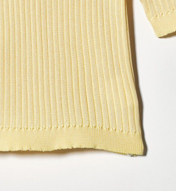 BEAUTY&YOUTH UNITED ARROWS「＜NEPLA.＞リブ ショートスリーブ ポロニット」|ニット・セーター|