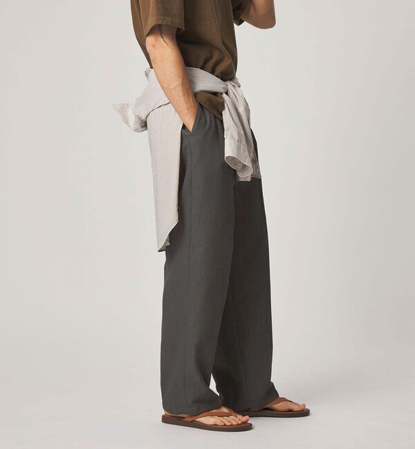 STEVEN ALAN「＜Steven Alan＞ PE/L BCR イン ツープリーツ ドレス トラウザーズ ハーフイージーII」|スラックス|