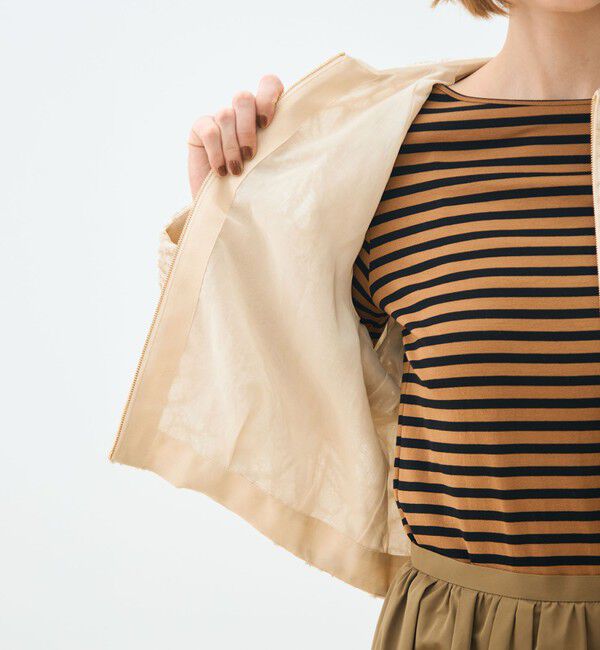 TOMORROWLAND collection「レーヌエンブロイダリー バルーンブルゾン」|ブルゾン・スタジャン|