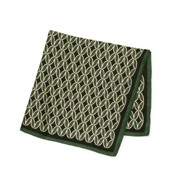 TOMORROWLAND GOODS「TOMORROWLAND ジオメトリック柄 シルクスカーフ」|バンダナ・スカーフ|