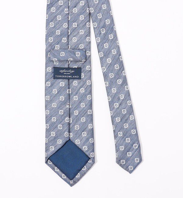 TOMORROWLAND GOODS「STEFANO BIGI シルクコットンリネン 小紋柄ネクタイ」|ネクタイ・蝶ネクタイ|