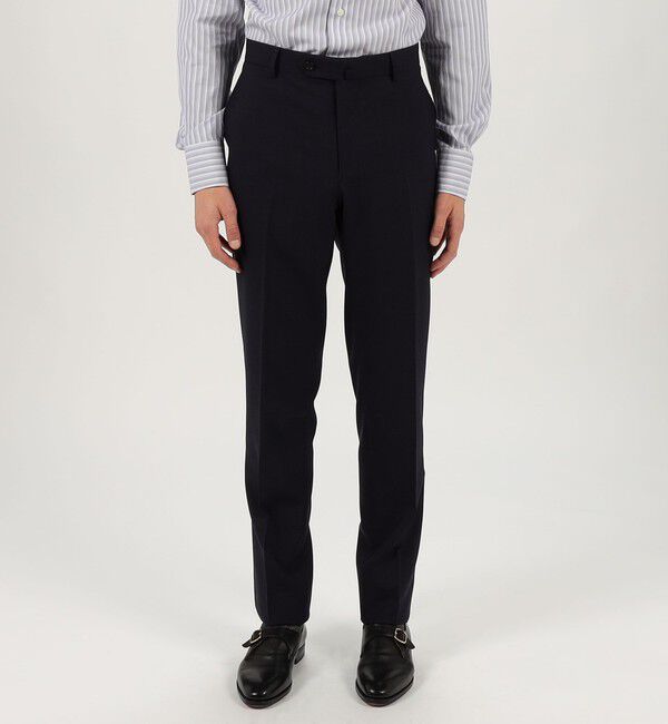 TOMORROWLAND MENS「Super130'sウール ノープリーツ スリムスラックス DRAGO SWING」|スラックス|