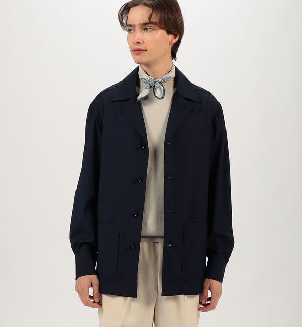 TOMORROWLAND GOODS「TOMORROWLAND コットンシルク プリントポケットチーフ」|バンダナ・スカーフ|