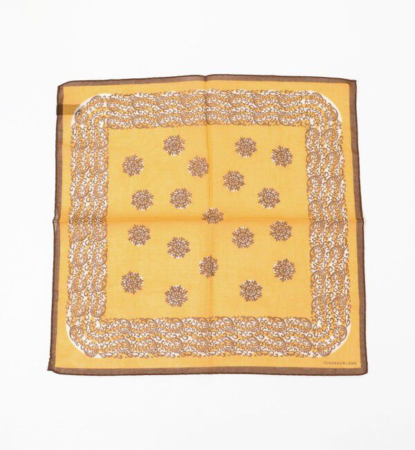 TOMORROWLAND GOODS「TOMORROWLAND コットンシルク プリントポケットチーフ」|バンダナ・スカーフ|