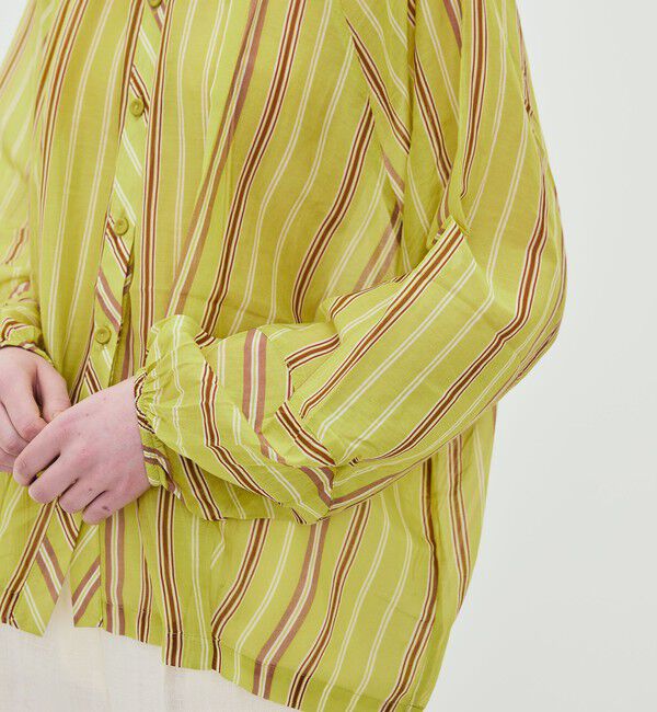 TOMORROWLAND GOODS「Devotion TWINS WIDLE ギャザーブラウス」|シャツ・ブラウス|