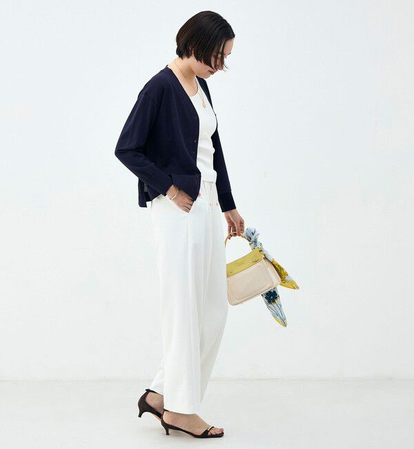 NOLLEY'S「【一部WEB限定カラー】《手洗い可能》エアリータッチゆったりVネックカーディガン」|カーディガン|