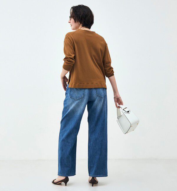 NOLLEY'S「【一部WEB限定カラー】《手洗い可能》エアリータッチゆったりVネックカーディガン」|カーディガン|