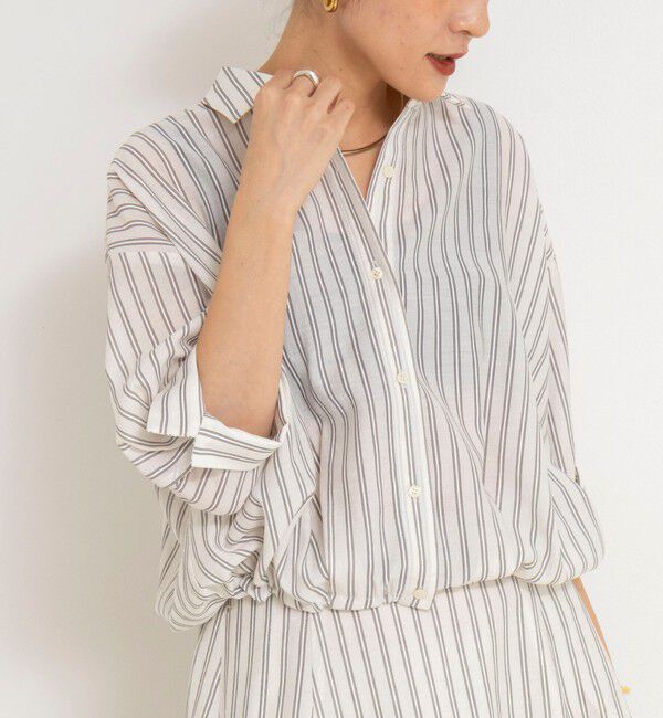 NOLLEY'S「ウォッシャブルドロストシャツ」|シャツ・ブラウス|