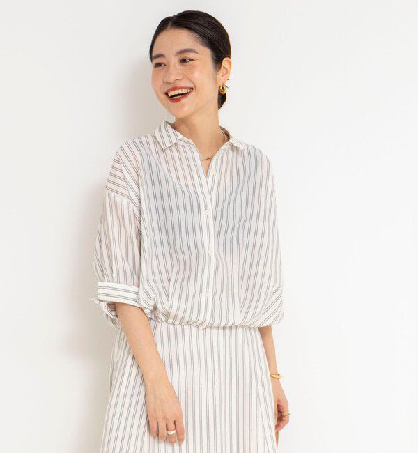 NOLLEY'S「ウォッシャブルドロストシャツ」|シャツ・ブラウス|