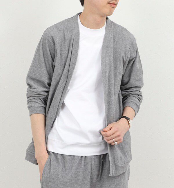 NOLLEY'S goodman「《セットアップ対応》ボタンレス パイルカーディガン 26SS」|カーディガン|