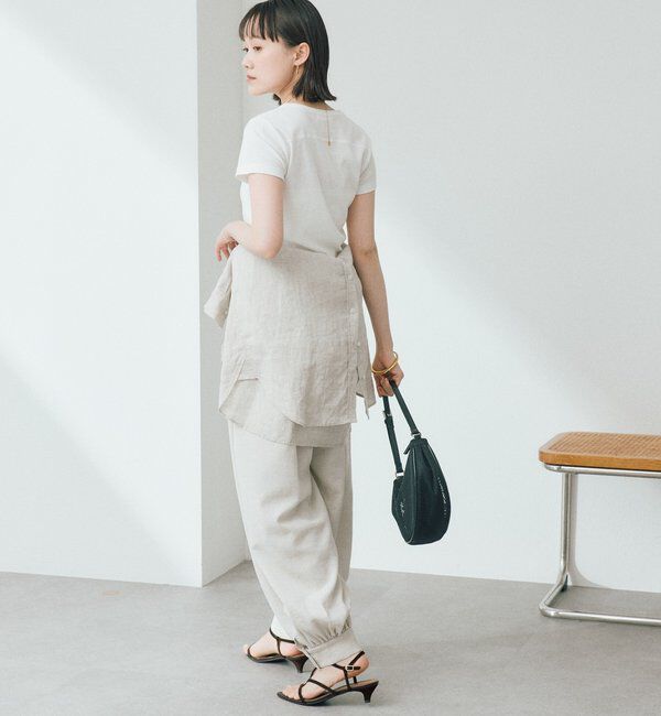  「【すっきり見え】コンパクトフライスTee」|Tシャツ・カットソー|