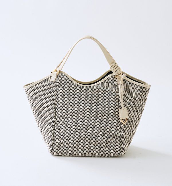  「予約【実用性抜群】レザーパイピングラージトート」|クラッチバッグ|