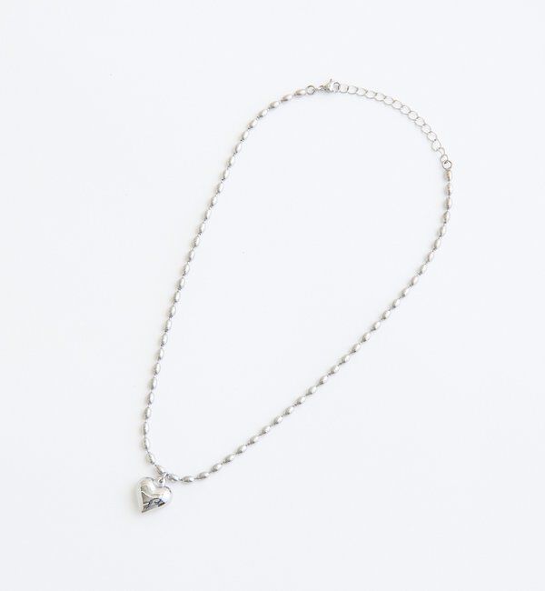  「【Lara】ステンレスハートネックレス」|リング|