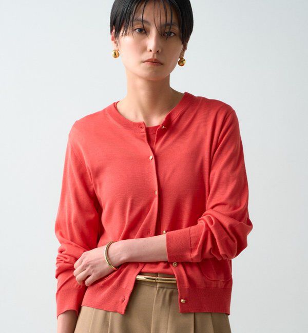  「シルクニットカーデ」|ニット・セーター|