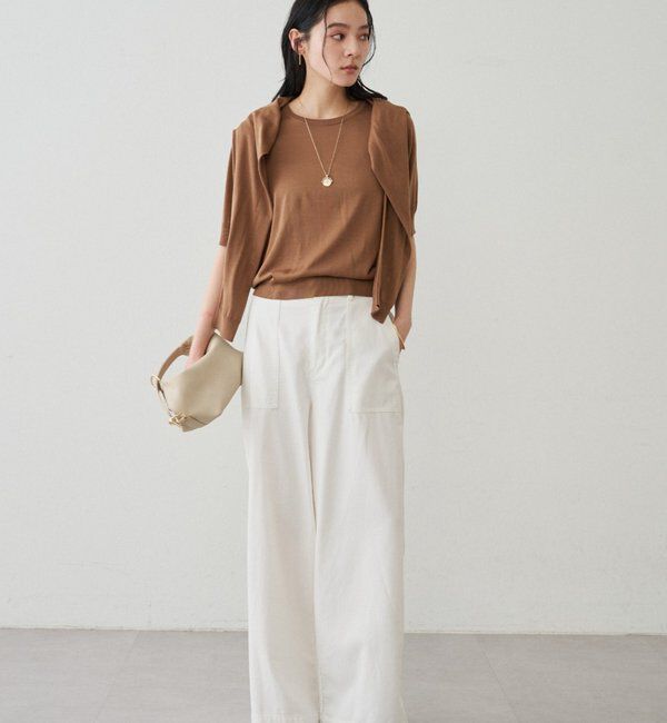  「シルクニットカーデ」|ニット・セーター|