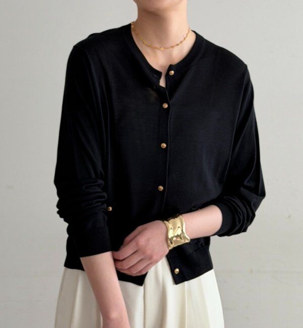  「シルクニットカーデ」|ニット・セーター|