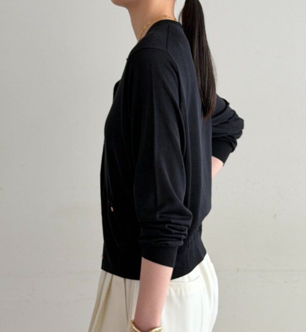  「シルクニットカーデ」|ニット・セーター|