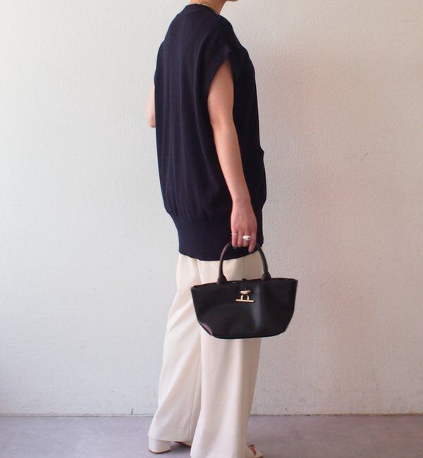  「ツイストボタンフレンチニットカーデ」|ニット・セーター|