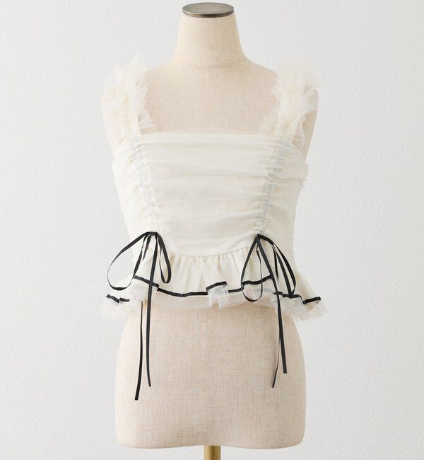  「【Tulle Collection】チュールビスチェ」|シャツ・ブラウス|