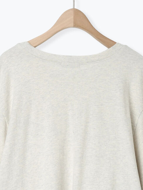 Samansa Mos2「袖タックTシャツ」|Tシャツ・カットソー|