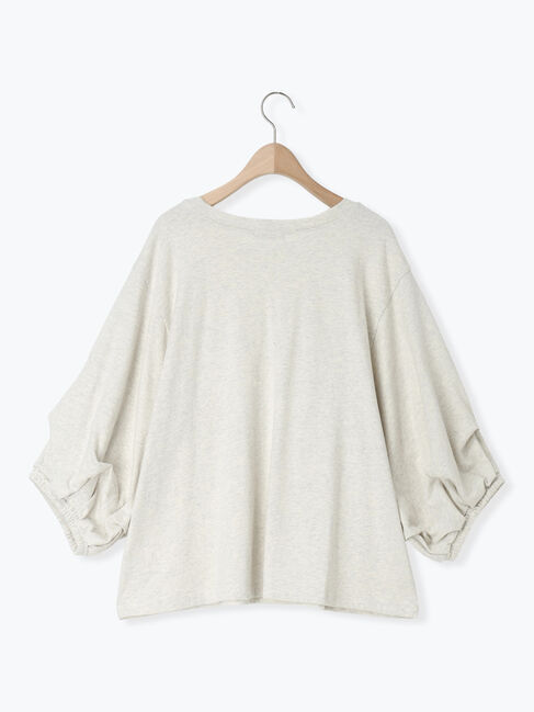 Samansa Mos2「袖タックTシャツ」|Tシャツ・カットソー|