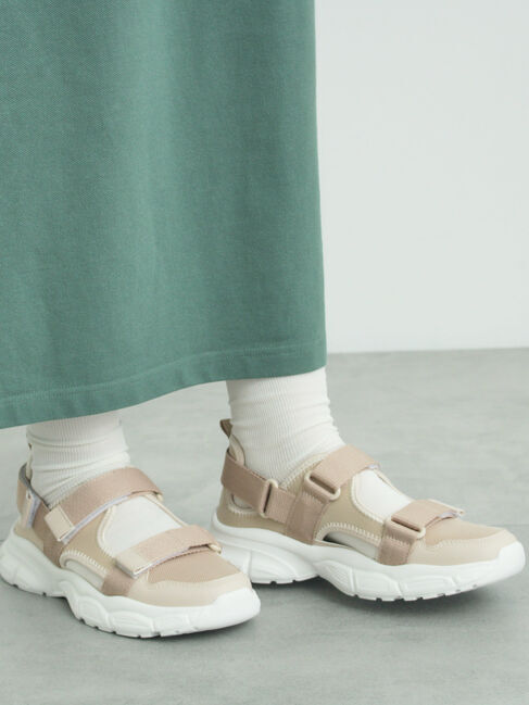 Samansa Mos2「スポーツサンダルスニーカー」|サンダル|ベージュ