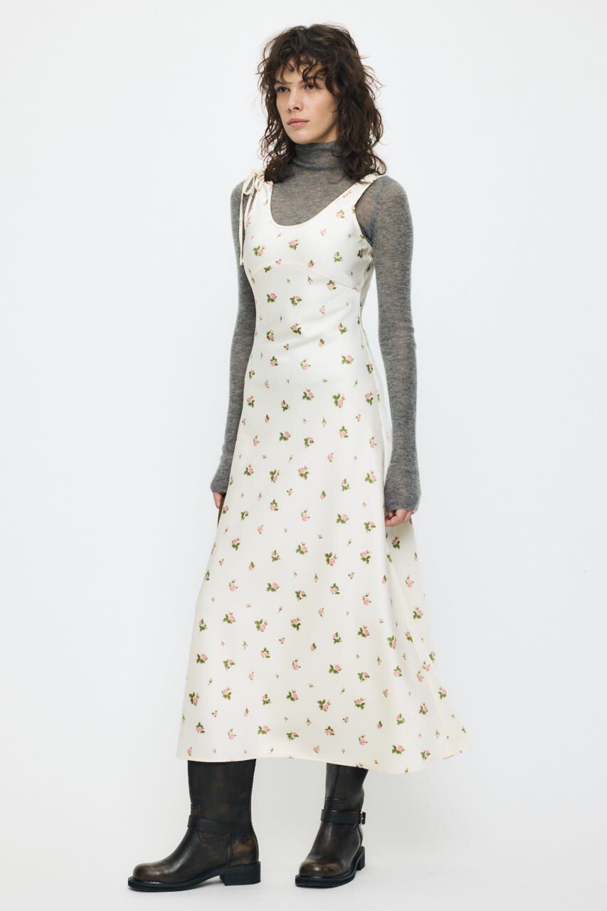 MOUSSY「FLORAL FLARE ドレス」|ワンピース|