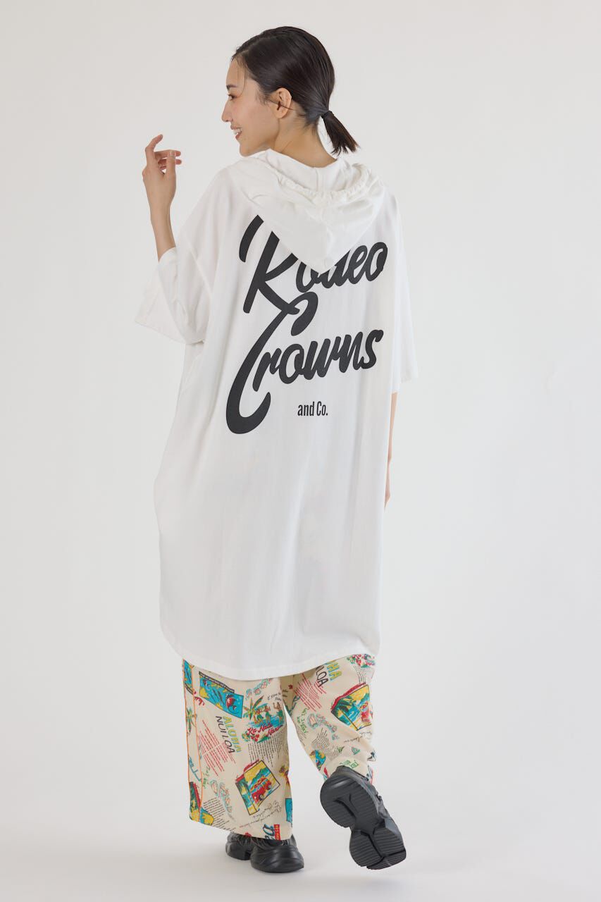 RODEO CROWNS「RCSロゴパーカーワンピース」|ワンピース|O/WHT1