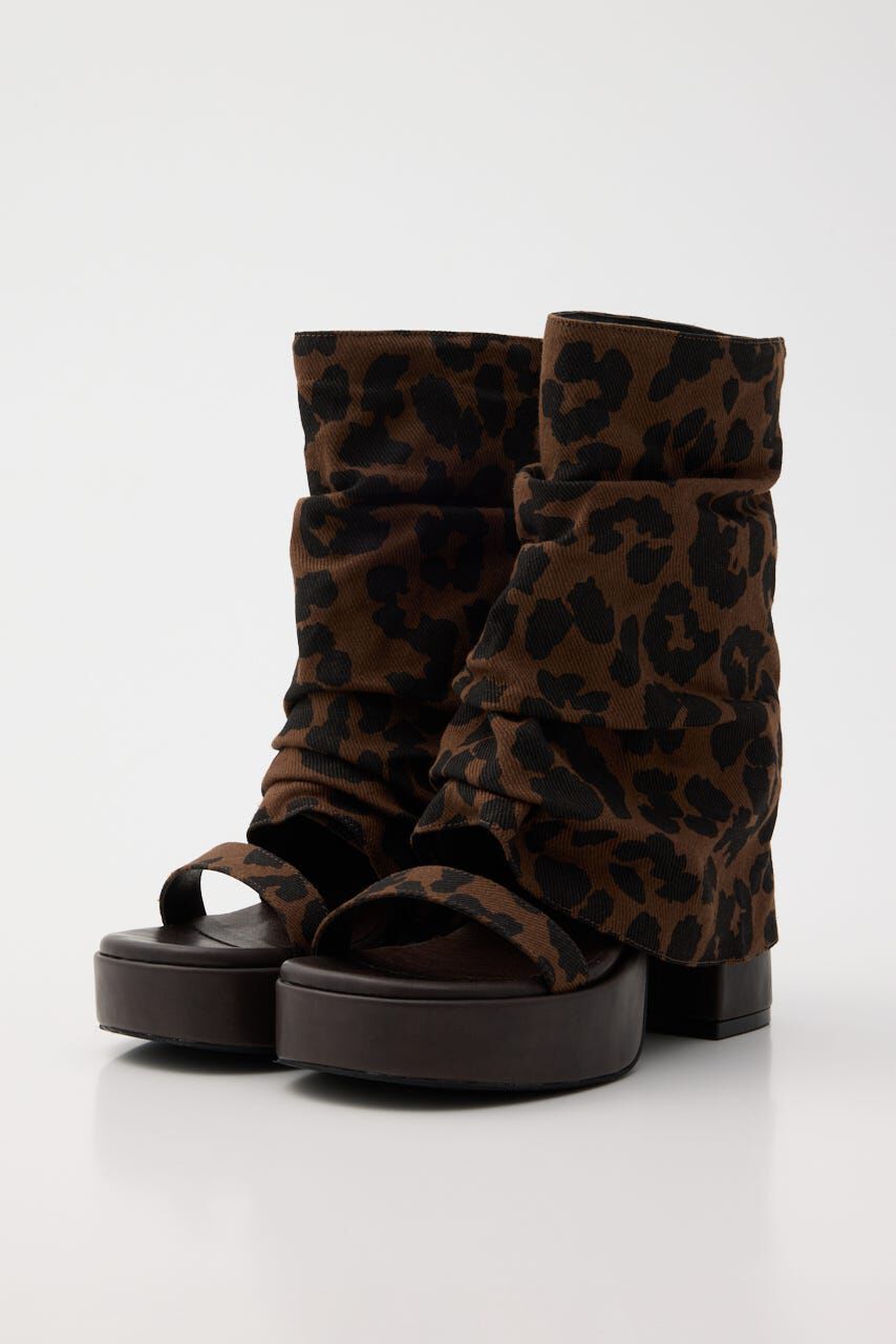 RODEO CROWNS「カバーヒールサンダル」|サンダル|柄BRN5