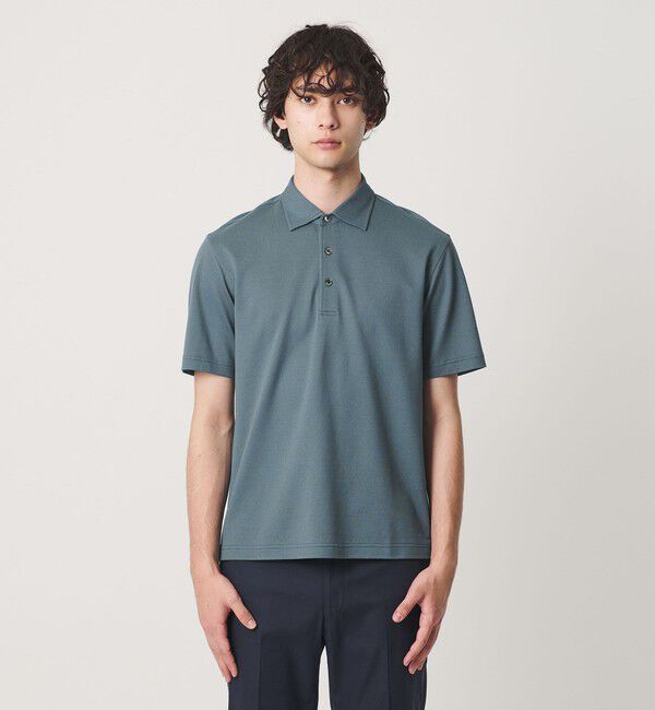 UNITED ARROWS「カノコ ワンピースカラー ポロシャツ COMFORT EASY-MODEL 抗菌防臭」|ポロシャツ|