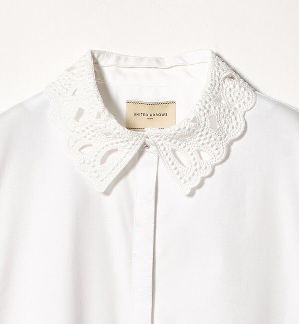 UNITED ARROWS「エンブロイダリー シャツ ブラウス 4WAY」|シャツ・ブラウス|