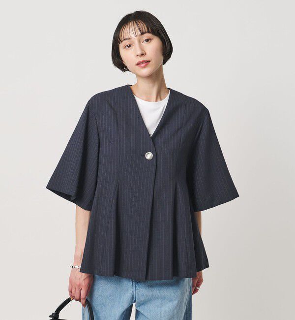 UNITED ARROWS「Spiree ストライプ ブラウス ‐ウォッシャブル‐」|シャツ・ブラウス|その他7