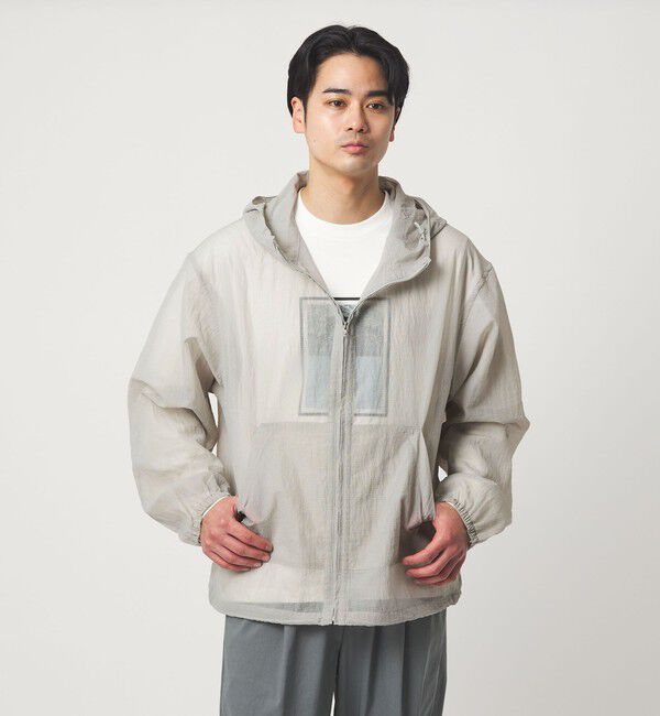 UNITED ARROWS green label relaxing「シアー リップ ジップ パーカー」|ブルゾン・スタジャン|