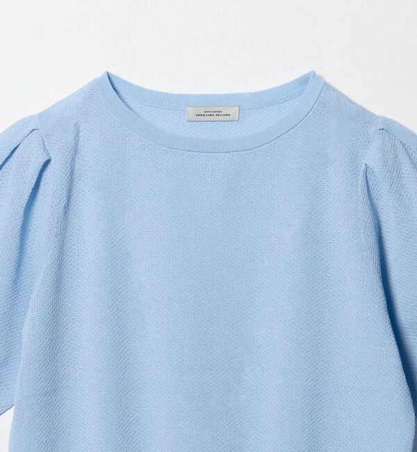 UNITED ARROWS green label relaxing「ハニカム タック スリーブ プルオーバー ニット」|ニット・セーター|