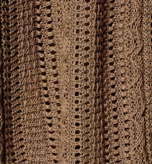 UNITED ARROWS green label relaxing「メッシュ ポロカーディガン ウォッシャブル」|カーディガン|