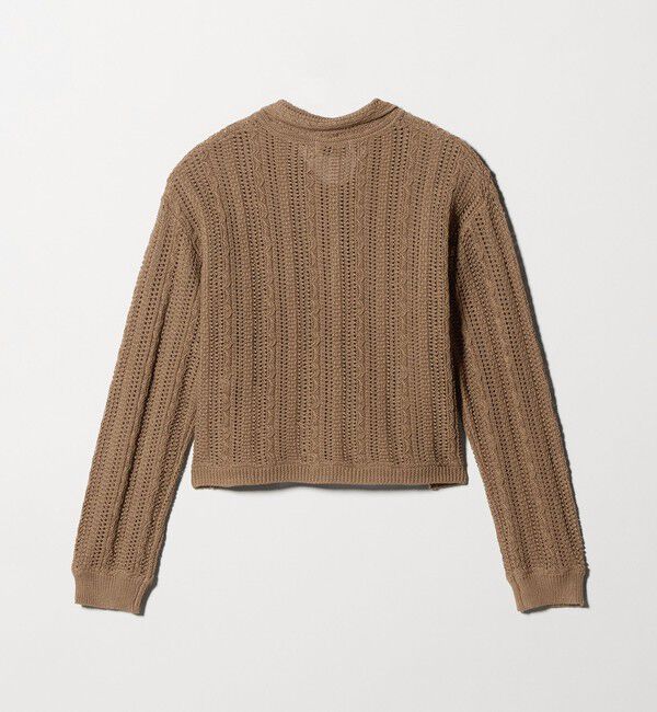 UNITED ARROWS green label relaxing「メッシュ ポロカーディガン ウォッシャブル」|カーディガン|