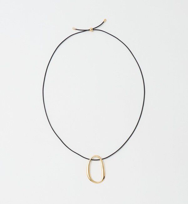 UNITED ARROWS green label relaxing「オーバルリング コード ネックレス 2」|ネックレス|GOLD