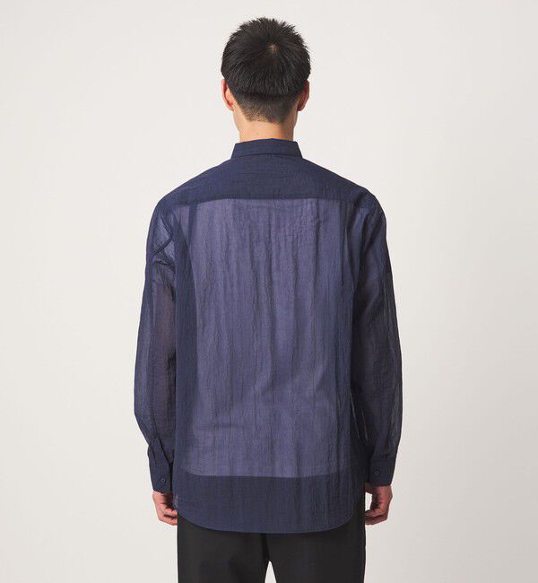 UNITED ARROWS green label relaxing「ナイロン シアー リップストップ 長袖 ジャストルーズ シャツ」|シャツ・ブラウス|