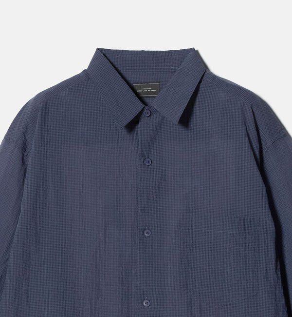 UNITED ARROWS green label relaxing「ナイロン シアー リップストップ 長袖 ジャストルーズ シャツ」|シャツ・ブラウス|